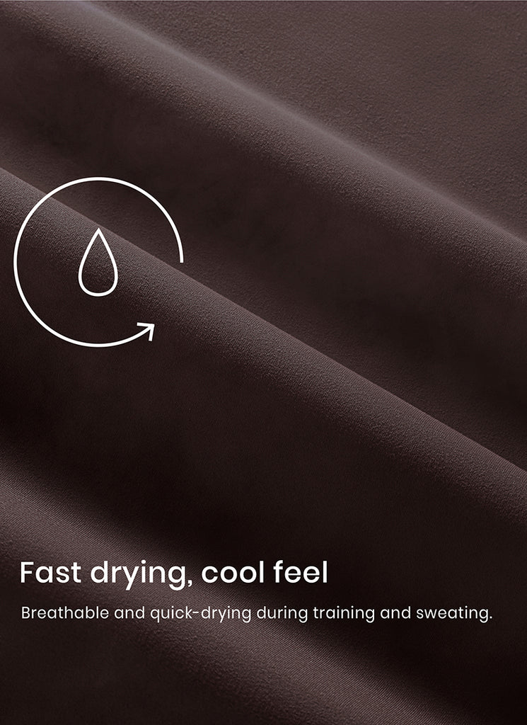 CRZ YOGA Women's Workout High Rise Butterbreeze Training Leggings 25'' Hot Fudge Brown