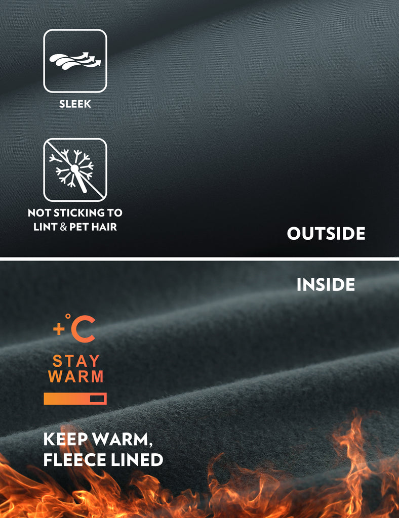 CRZ YOGA Women's High Rise Thermal Fleece Lined Pocket Legging II 25'' Tie Dye Smoke Ink