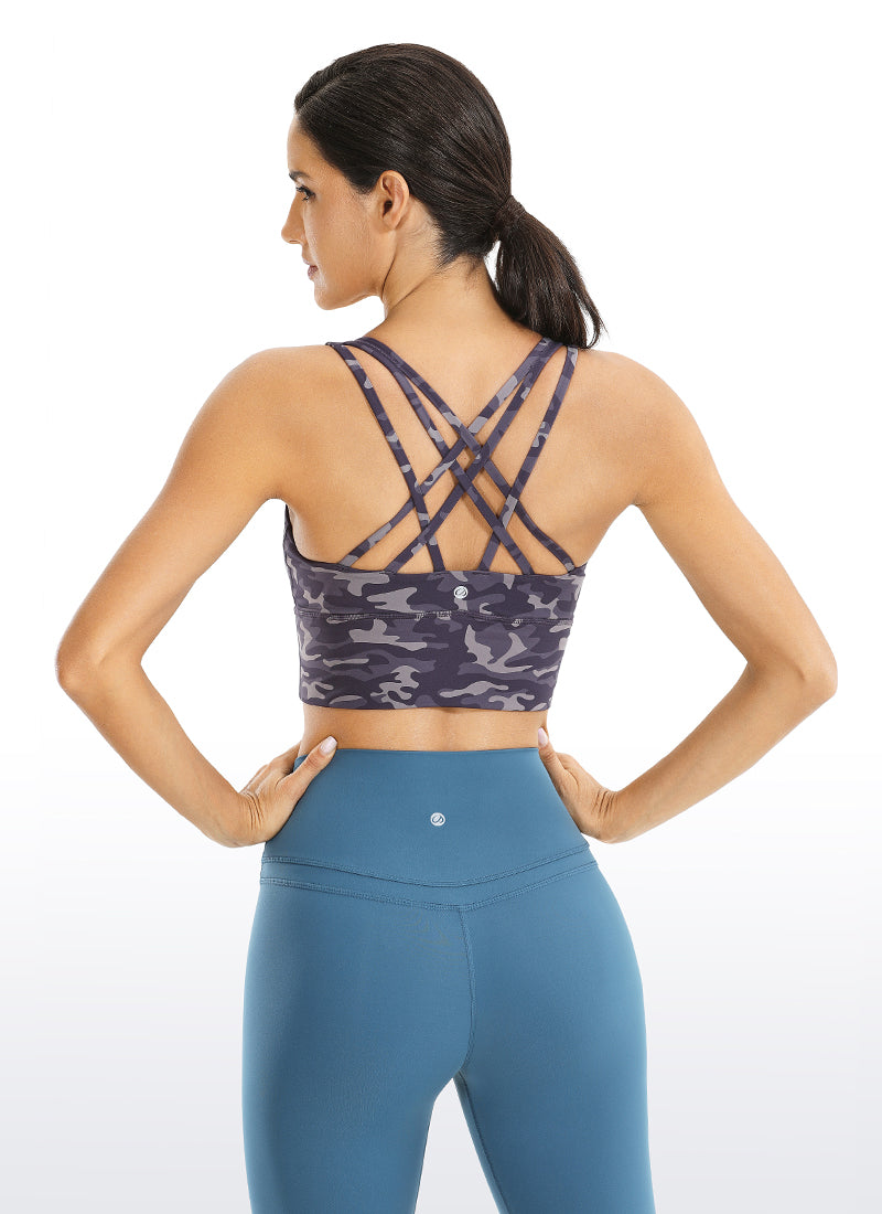 Nakedfeel Longline Bra Strappy Back