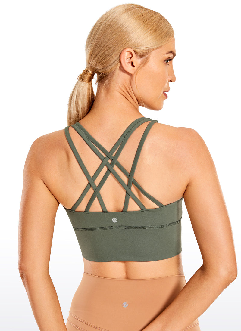 Nakedfeel Longline Bra Strappy Back