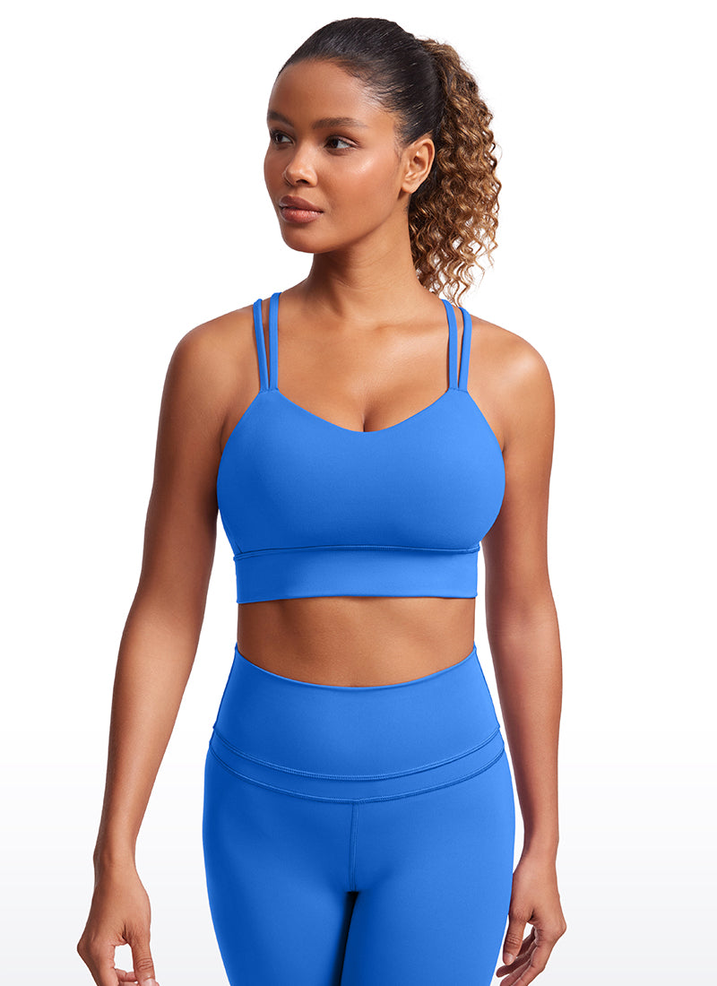 Butterluxe Molded Cups Sports Bra Criss Cross