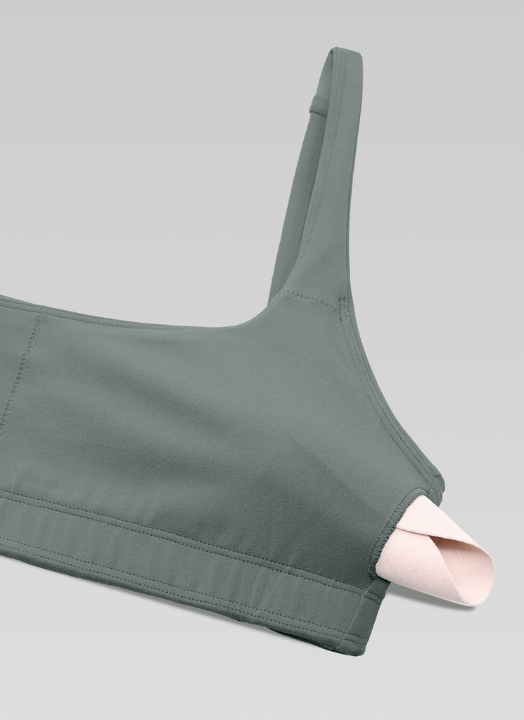 CRZ YOGA Women Butterluxe Square Neck Cami Padded Mini Bra True Navy