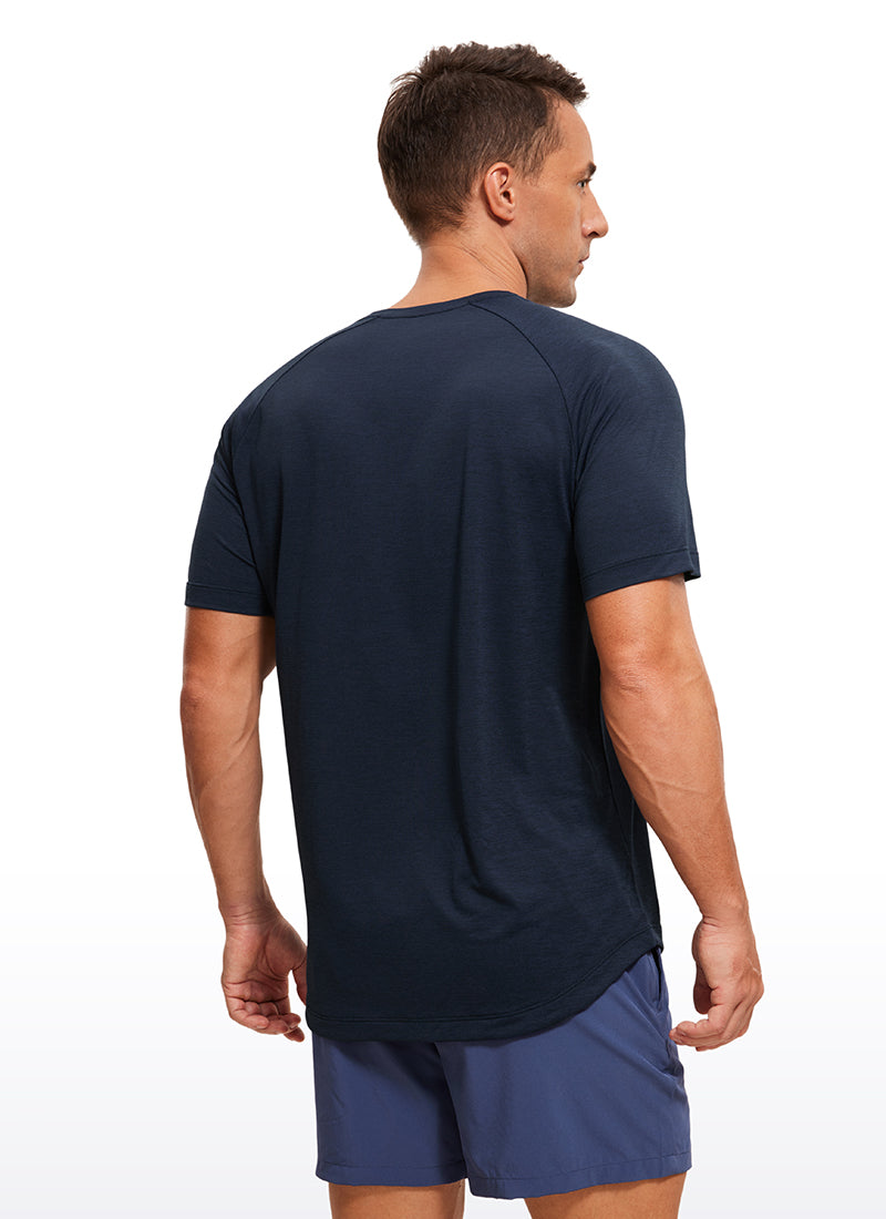 Lightweight Quick Dry Short sleeves Round Neck