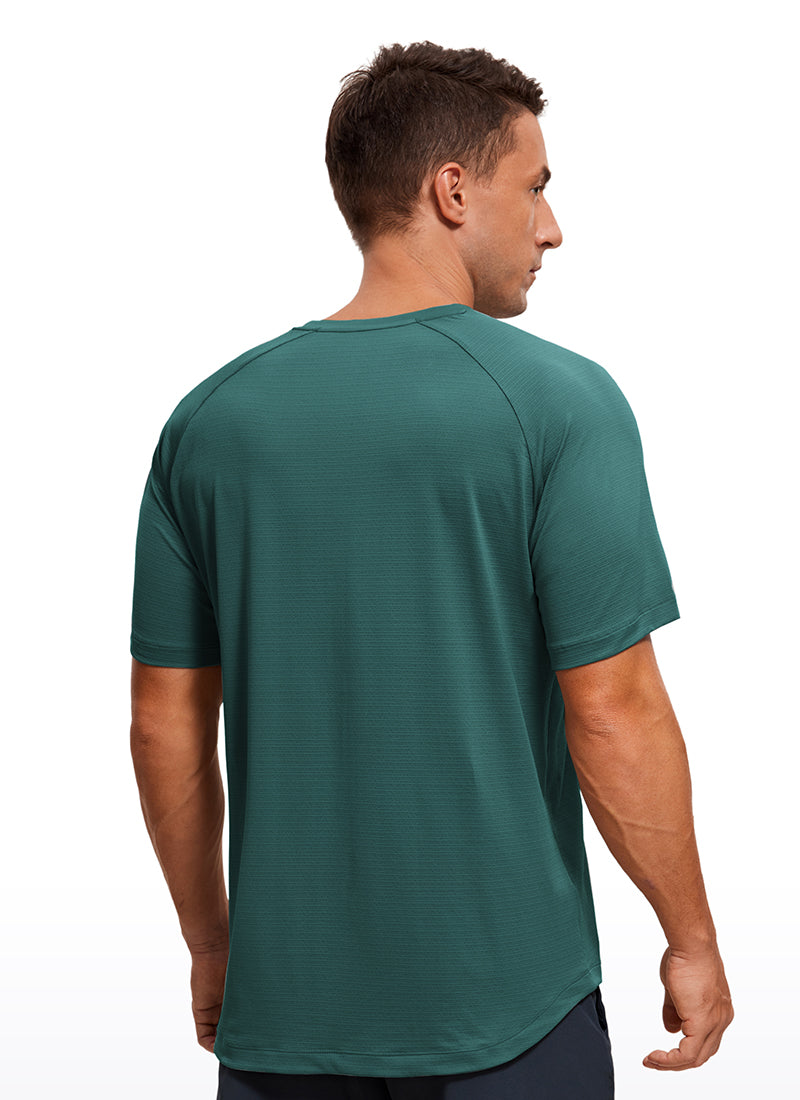 Lightweight Quick Dry Short Sleeves Crew Neck