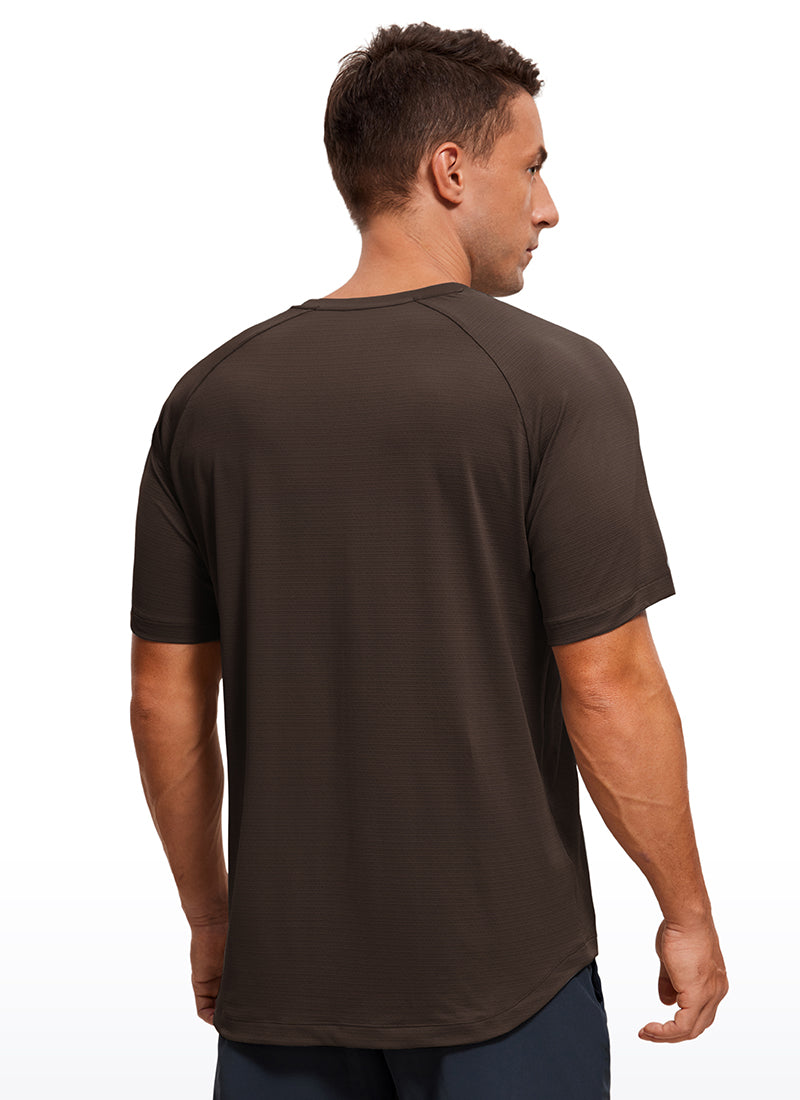 Lightweight Quick Dry Short Sleeves Crew Neck