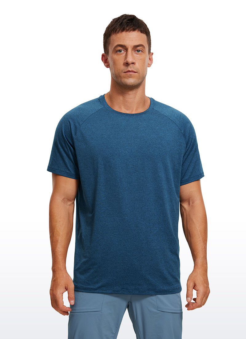 Workout Short Sleeve Round Neck