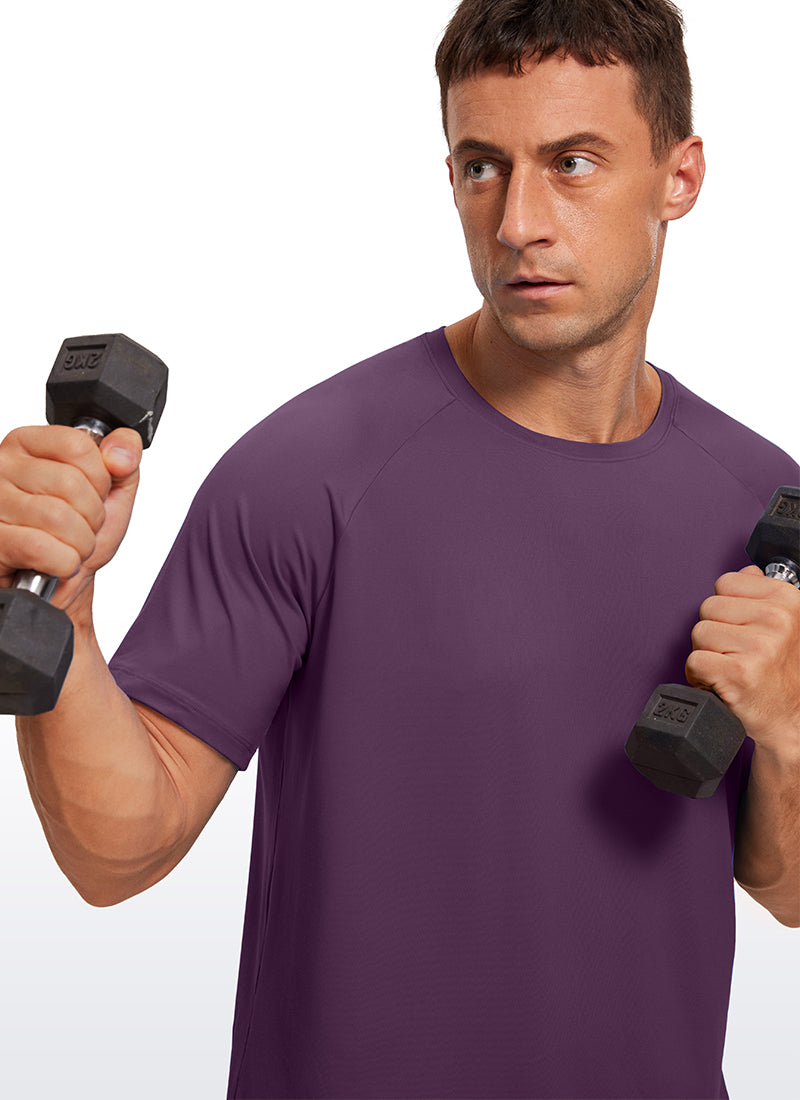 Workout Short Sleeve Round Neck