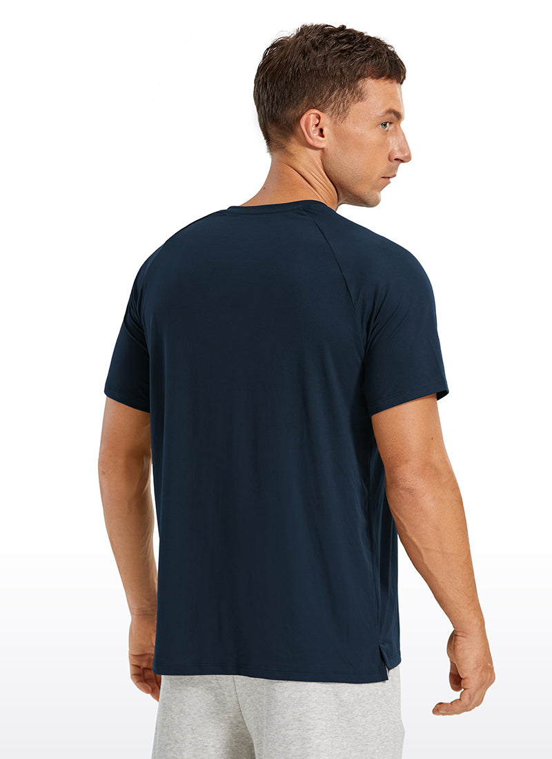 Workout Short Sleeve Round Neck