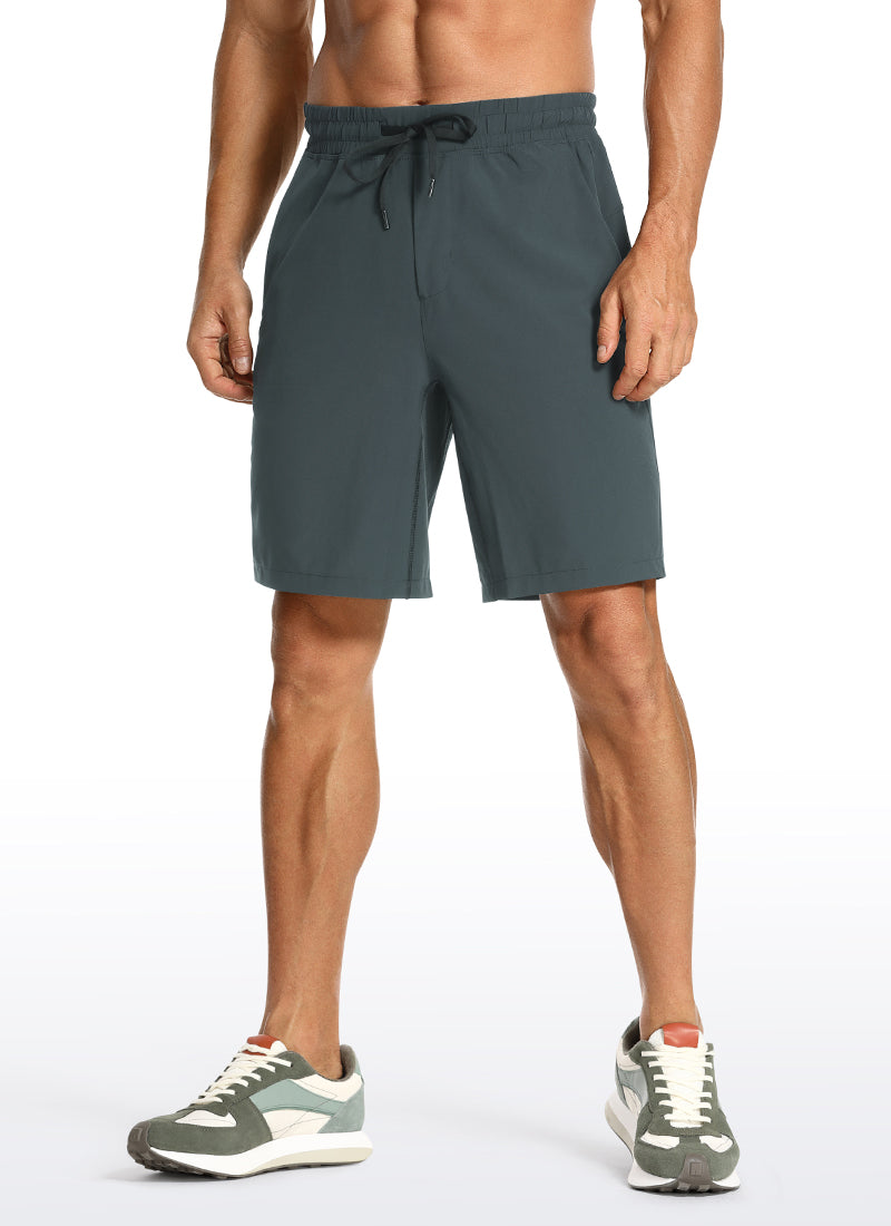 CRZ YOGA Men's Train Classic Fit Feathery-Fit Linerless Shorts 7'' Stelindigo
