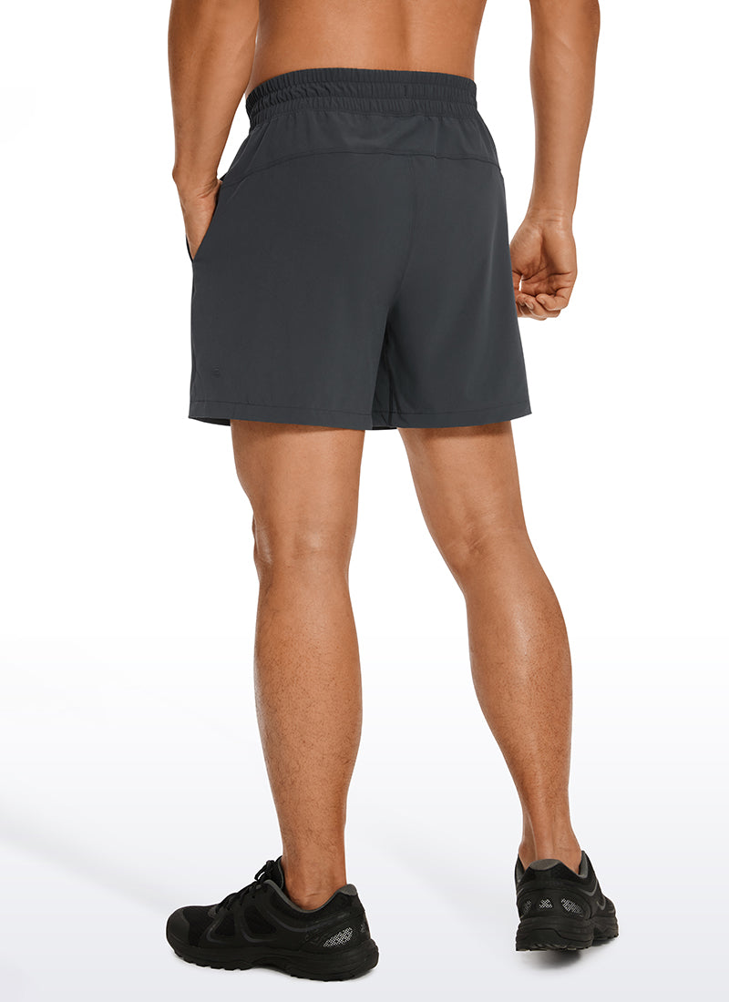 Feathery-Fit Workout Shorts 5''- Linerless