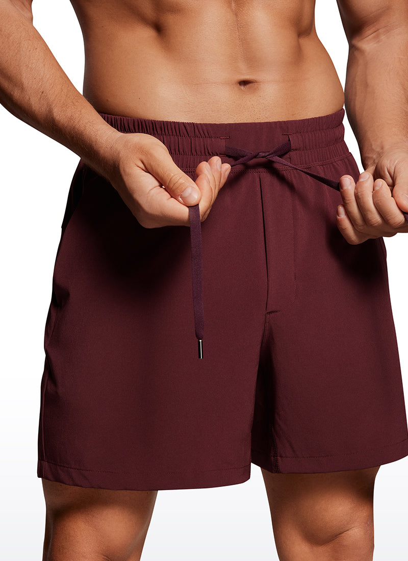 Feathery-Fit Workout Shorts 5''- Linerless