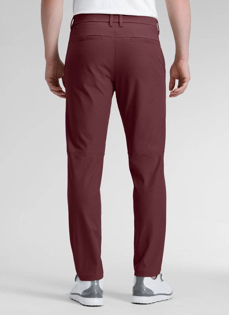 CRZ YOGA Mens Work Classic Fit All-Day Comfort Golf Pants Pockets 30'' Nomad Grey