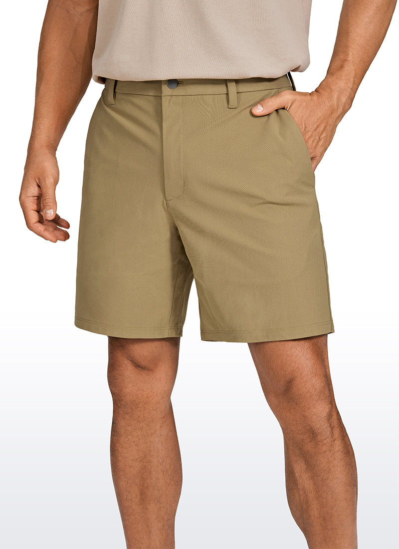 All-Day Comfy Golf Shorts with Pockets 7''