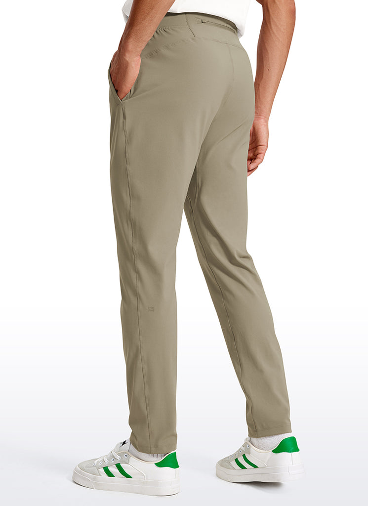 CRZ YOGA Men's Train Relaxed Fit On the Travel Pants 30'' Khali Barley