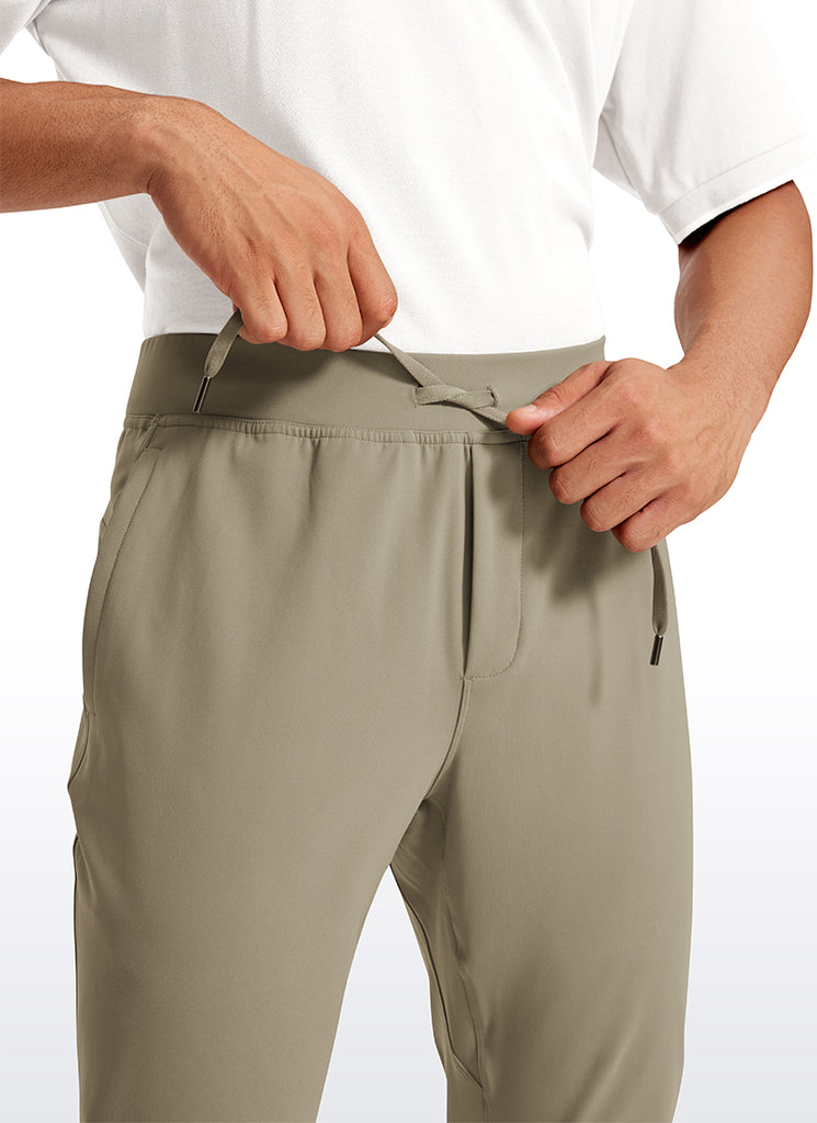 CRZ YOGA Men's Train Relaxed Fit On the Travel Pants 30'' Khali Barley