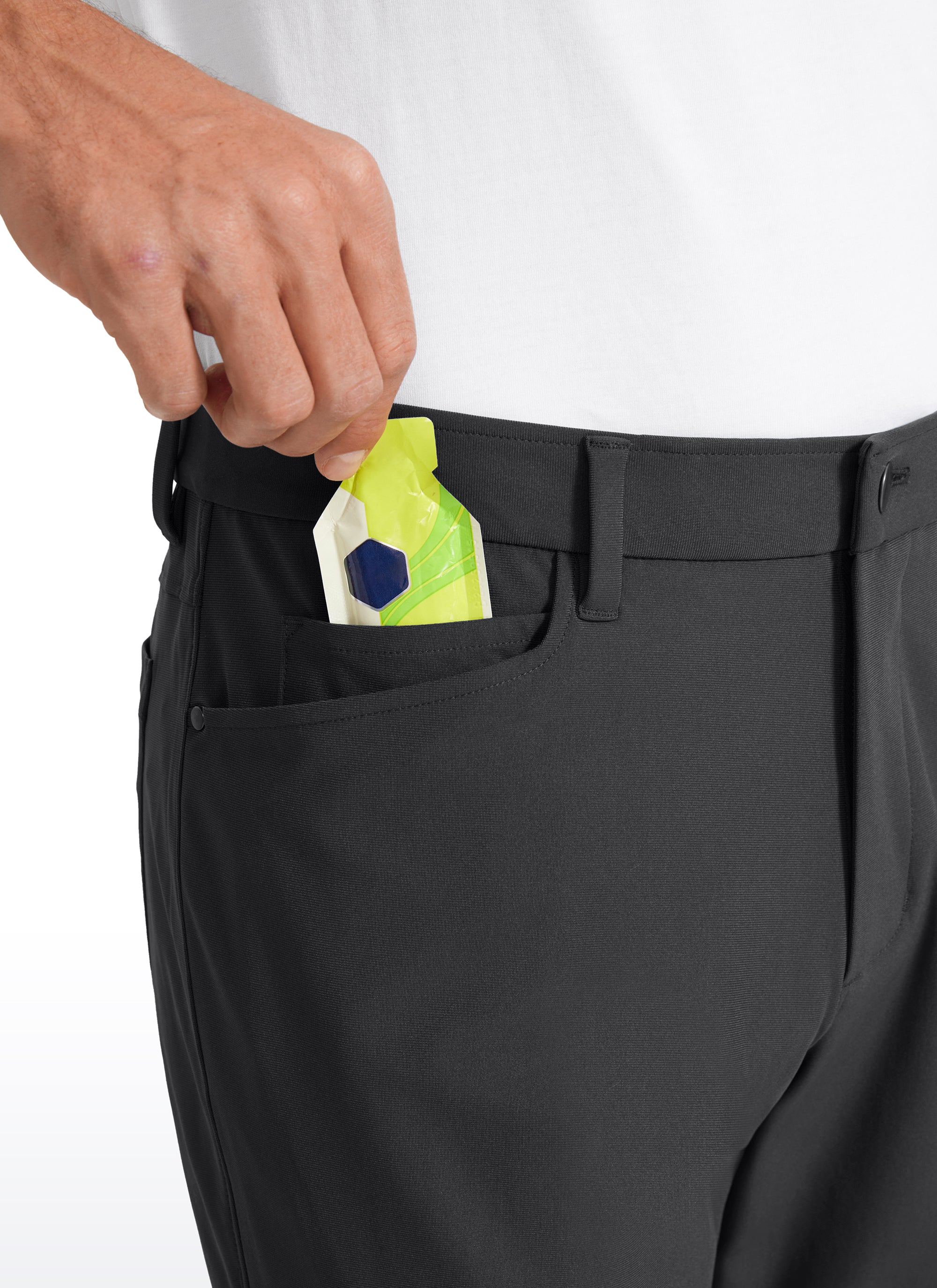 All-day Comfy Slim-Fit Golf Pants 34'' - 5-pockets