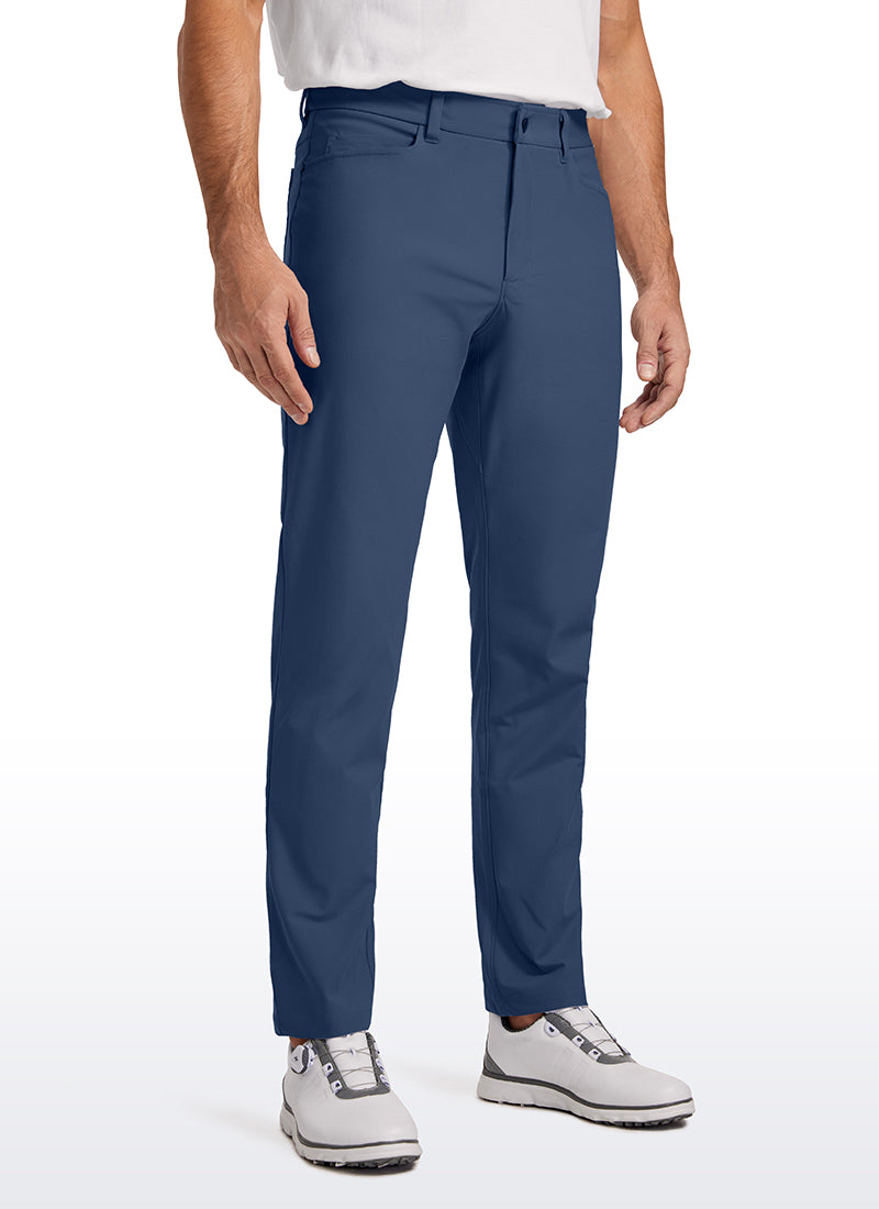 All-day Comfy Slim-Fit Golf Pants 34'' - 5-pockets