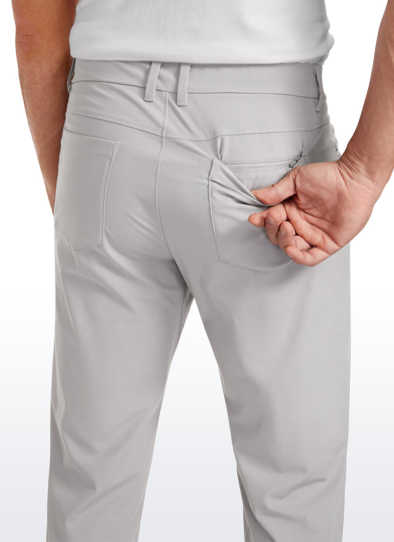 All-day Comfy Slim-Fit Golf Pants 34'' - 5-pockets