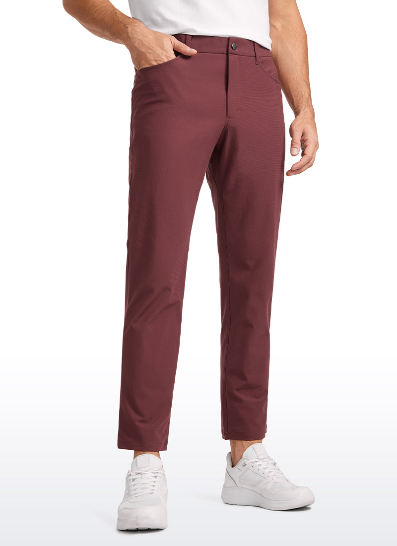 All-day Comfy Slim-Fit Golf Pants 34'' - 5-pockets