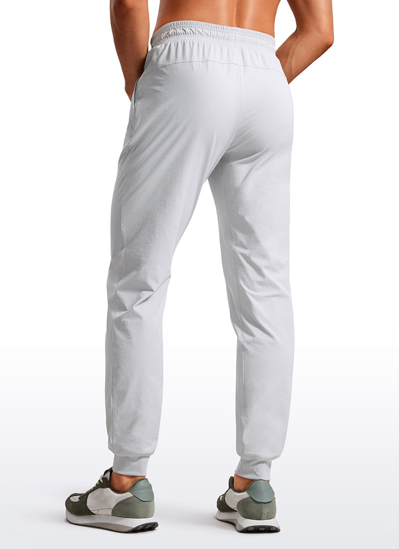 Lightweight Water Resistant Athletic Joggers with Zip Pockets 31