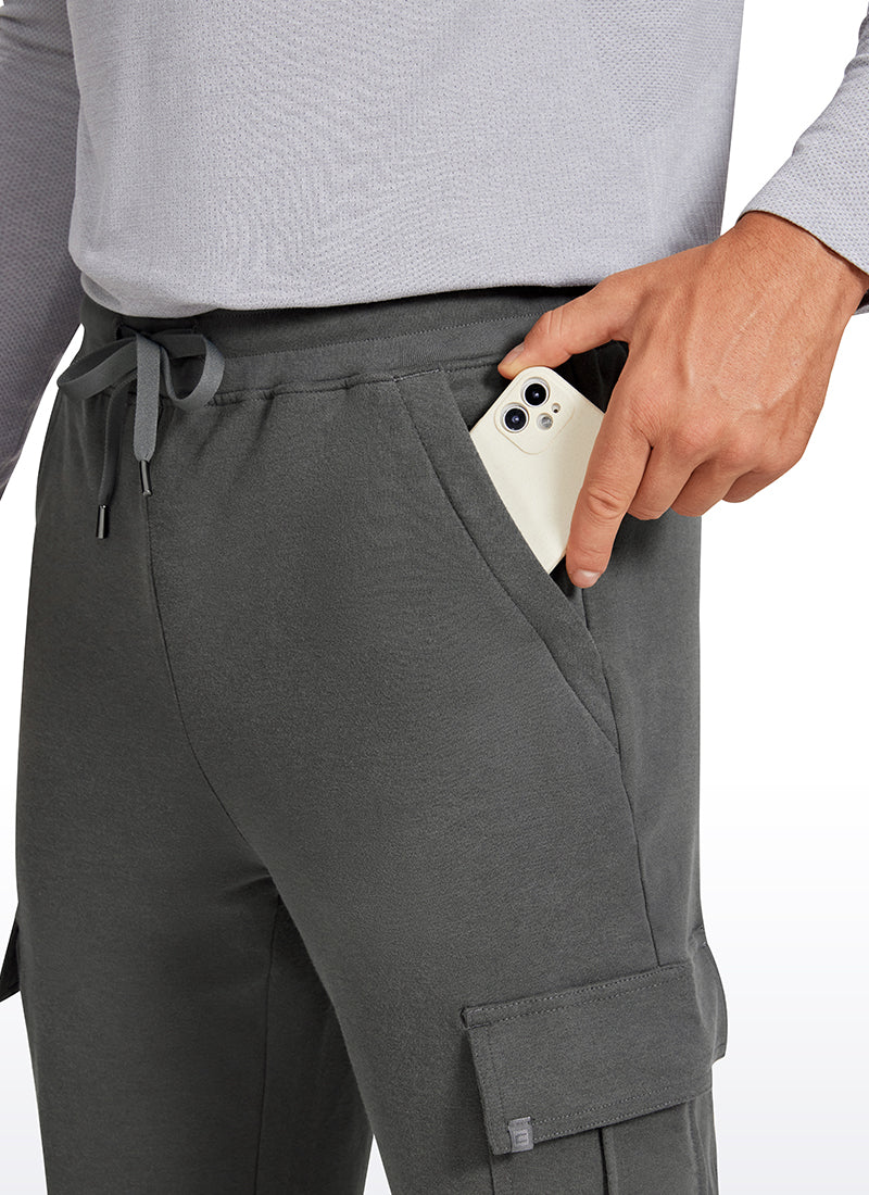 Stretch Classic-Fit Sweatpants with Multi Pockets 29