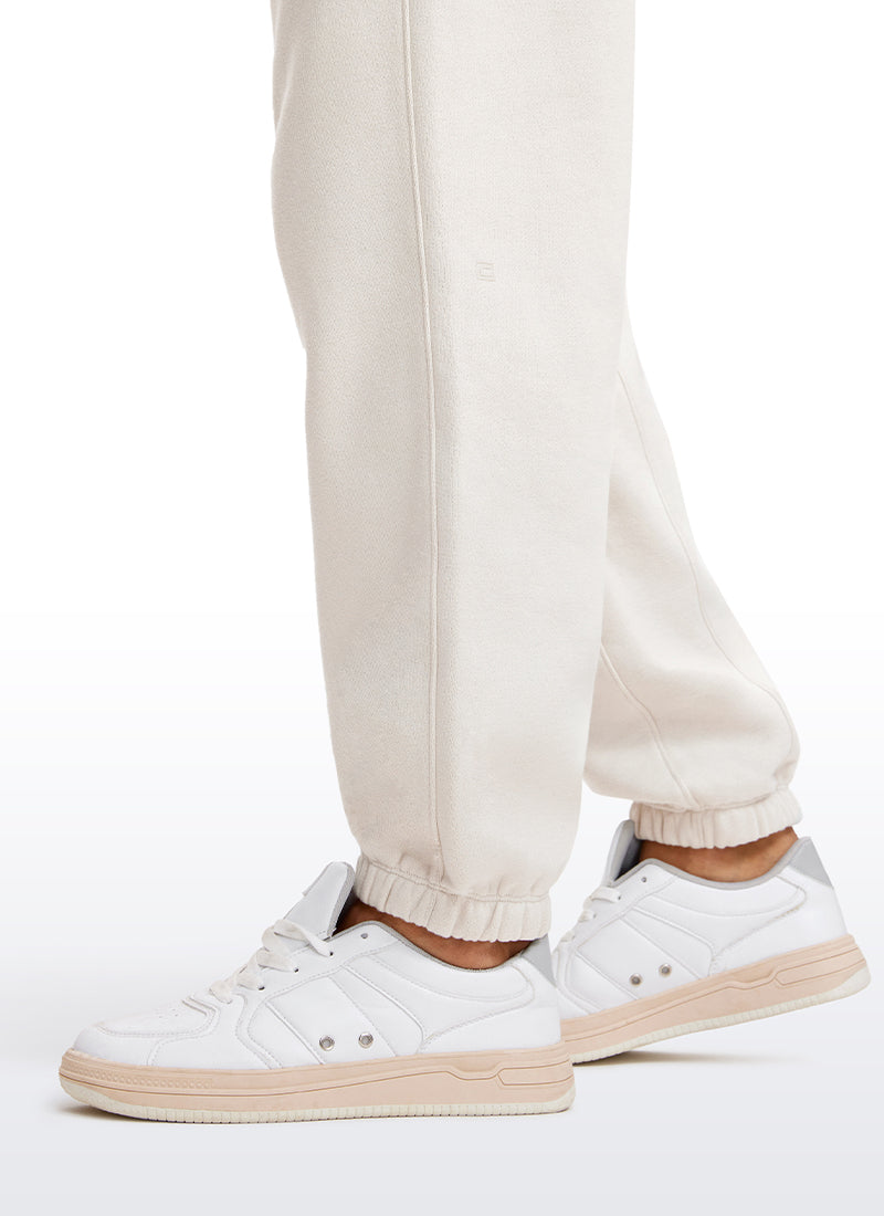 Cotton Fleece Sweatpants with Pockets 32''