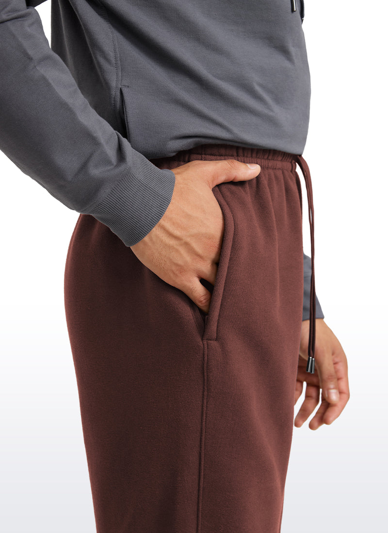 Cotton Fleece Sweatpants with Pockets 32''