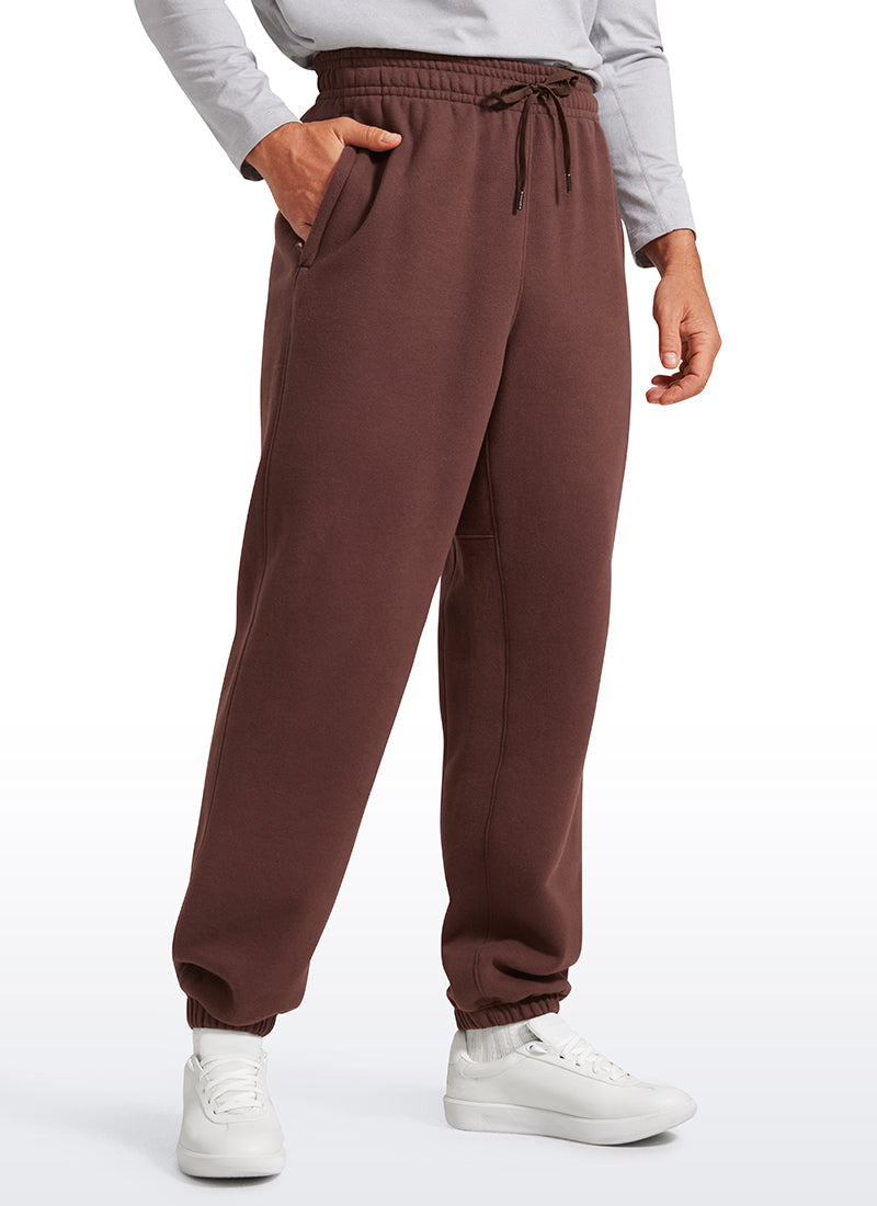 Cotton Fleece Sweatpants with Pockets 32''