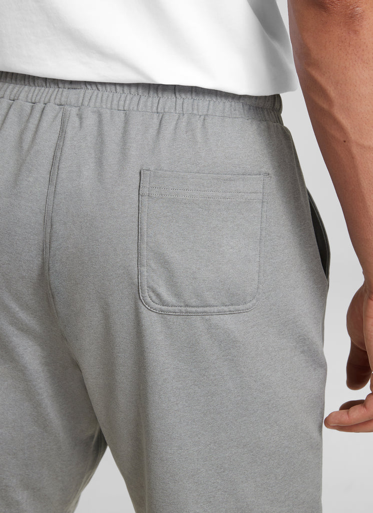 CRZ YOGA Men's Casual Lightweight Sweat Shorts with Pockets Sterling