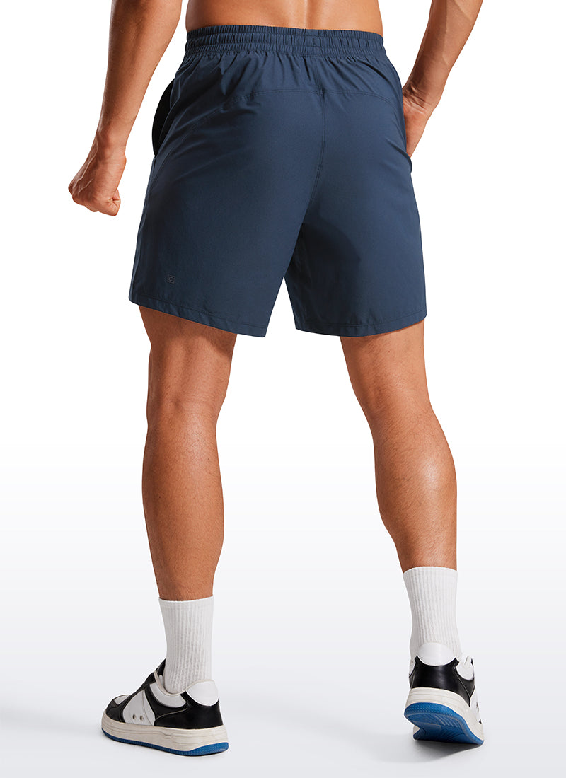 Lightweight Athletic Pocketed Shorts 7''- Linerless