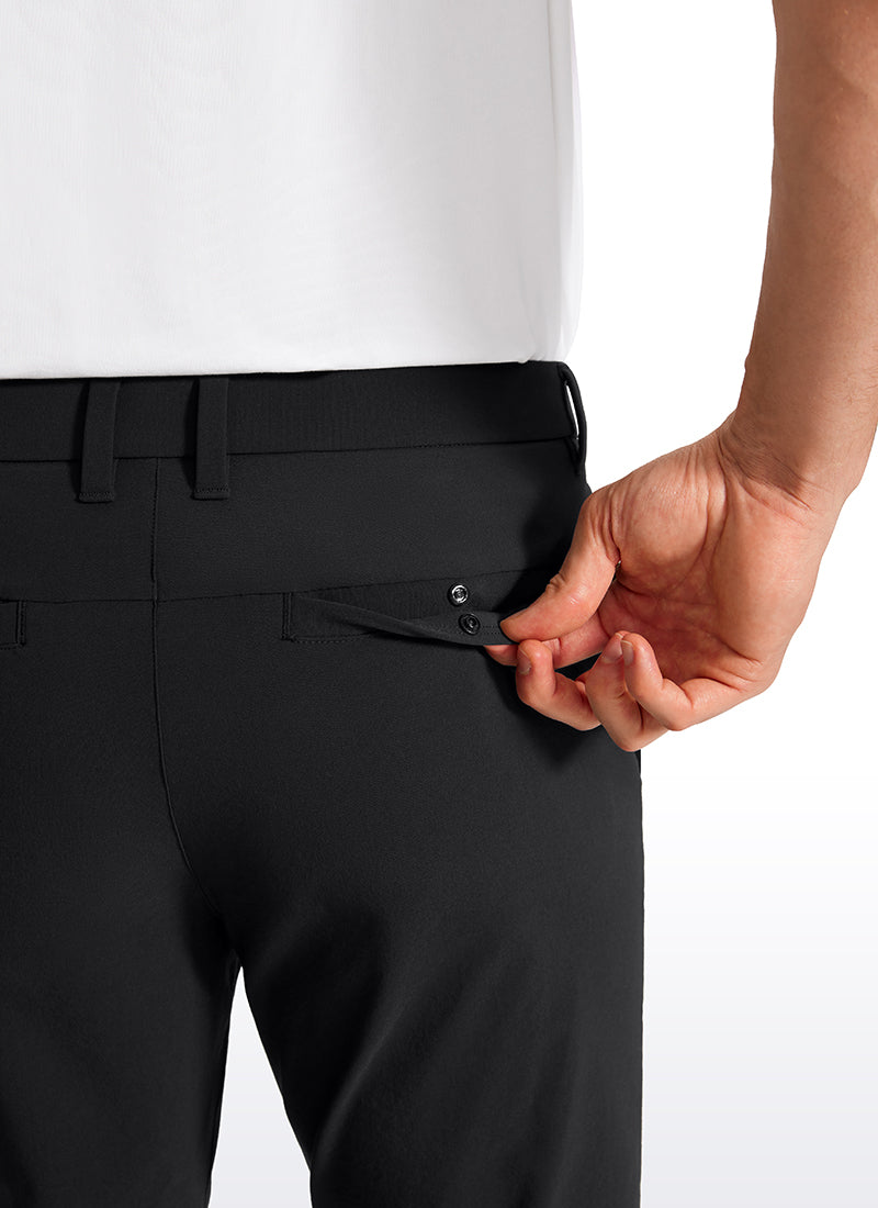 Lightweight Water Resistant Classic-Fit Golf Pants 32''