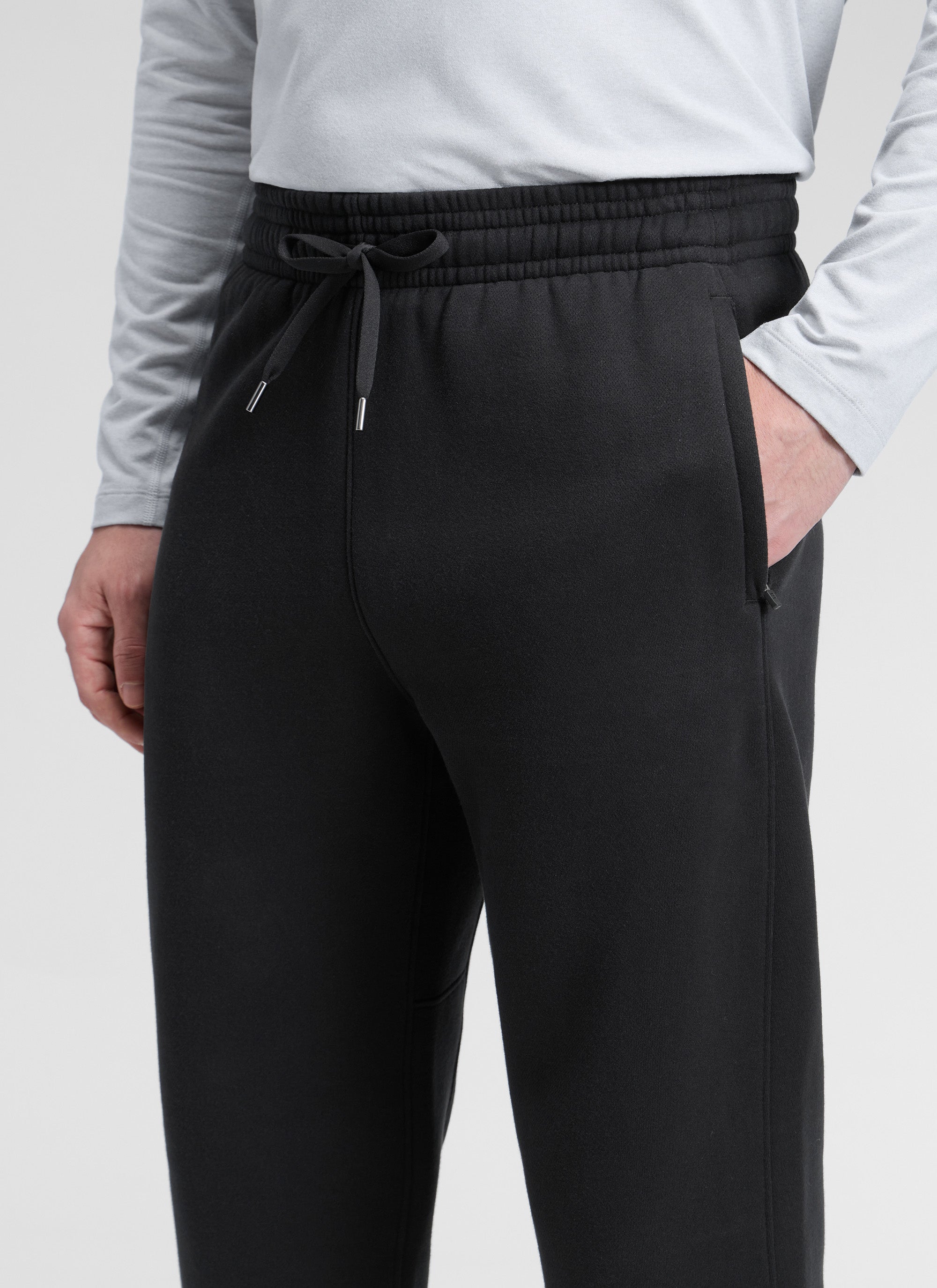 CRZ YOGA Mens Classic Fit Zipper Pockets Sweatpants 30