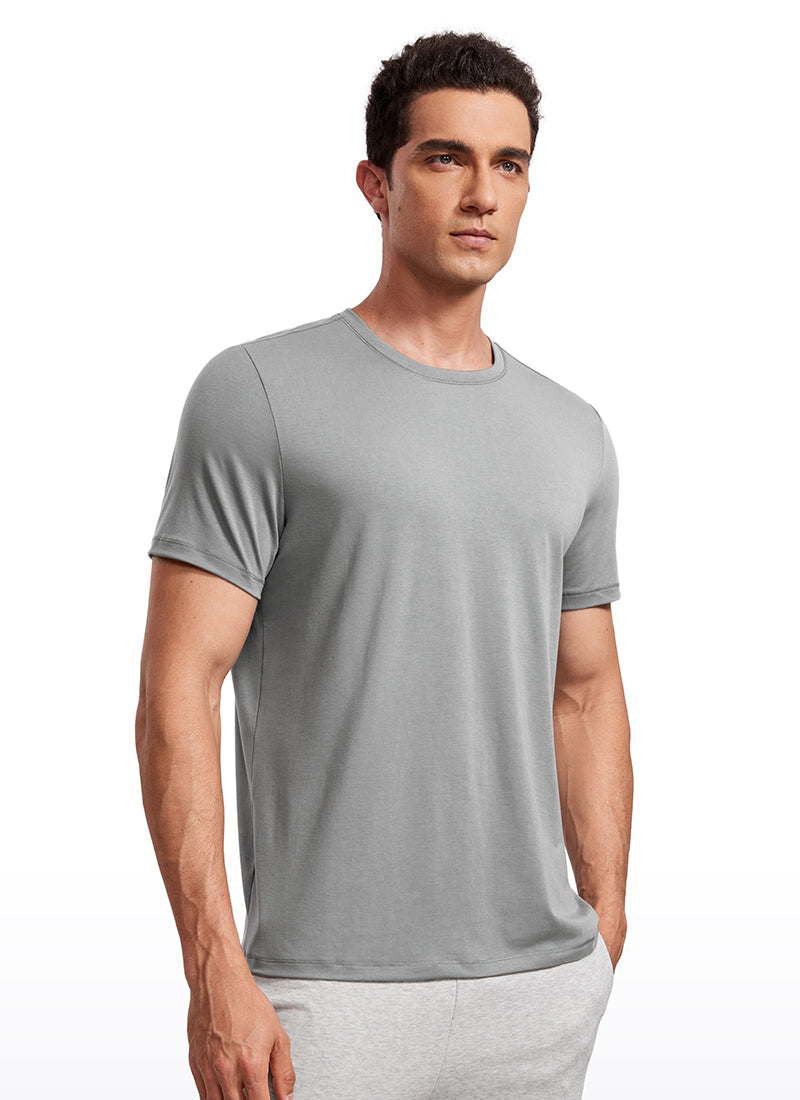 Quick Dry High Crewneck Short Sleeves Shirts