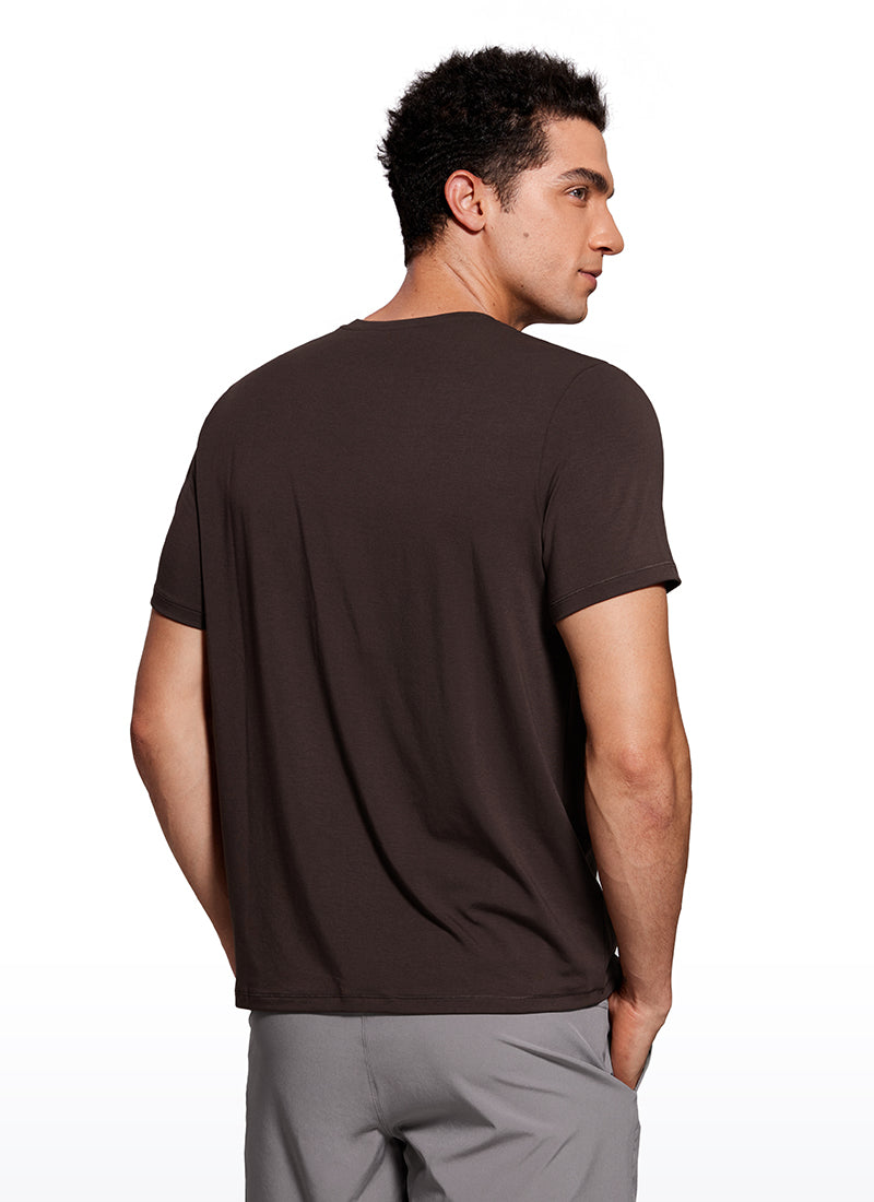 Quick Dry High Crewneck Short Sleeves Shirts