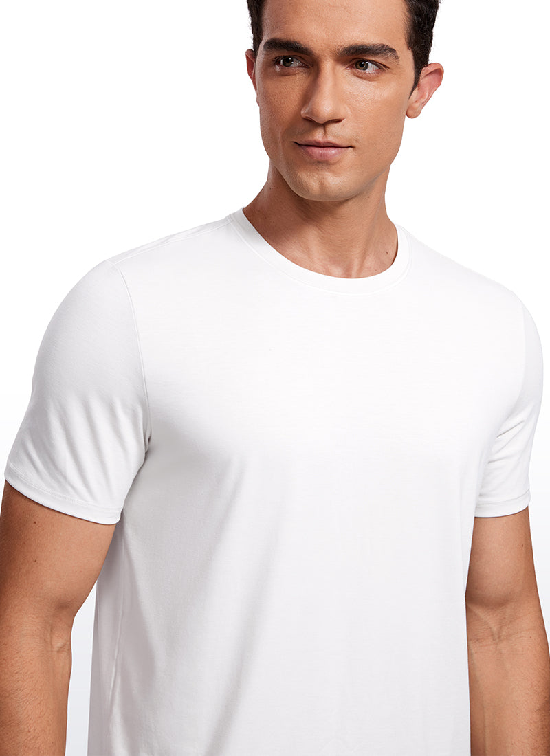 Quick Dry High Crewneck Short Sleeves Shirts