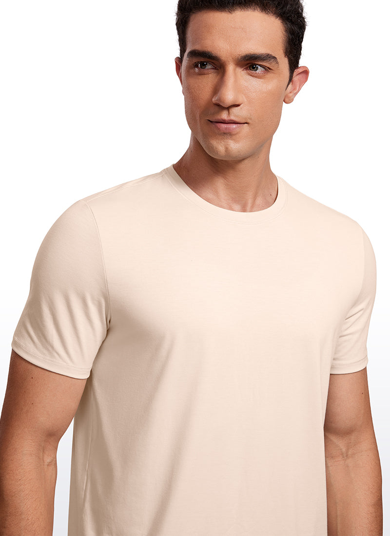 Quick Dry High Crewneck Short Sleeves Shirts