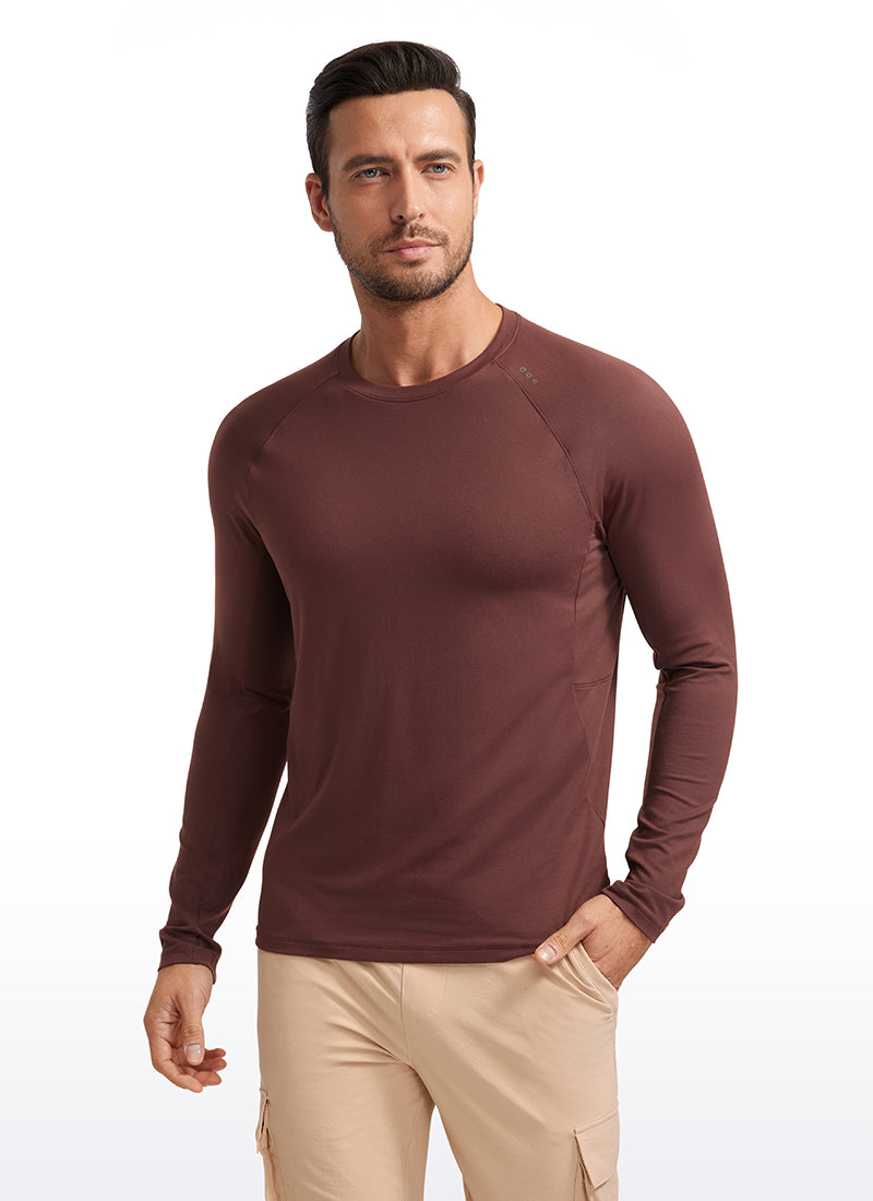 Brushed Slim-Fit Long Sleeve