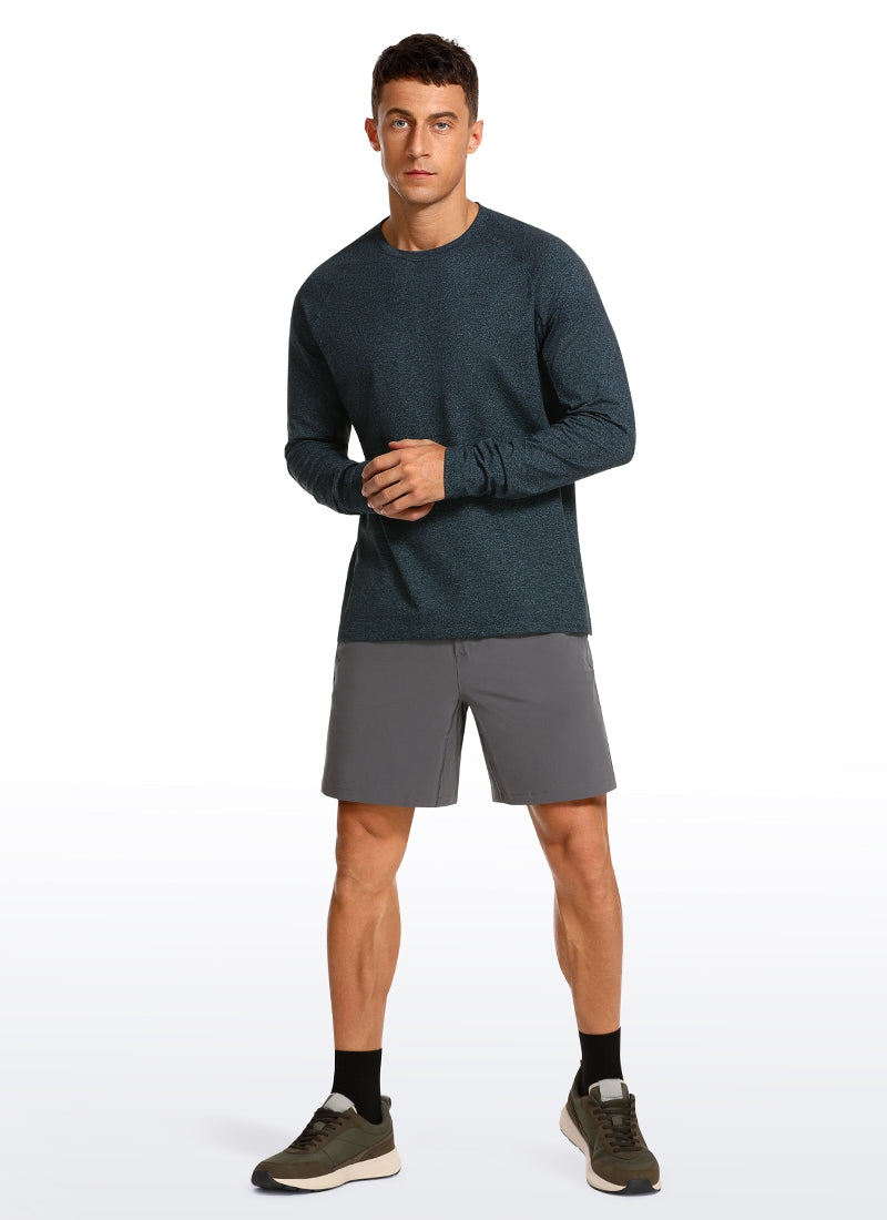 Brushed Slim-Fit Long Sleeve