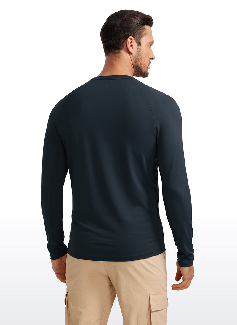 Brushed Slim-Fit Long Sleeve