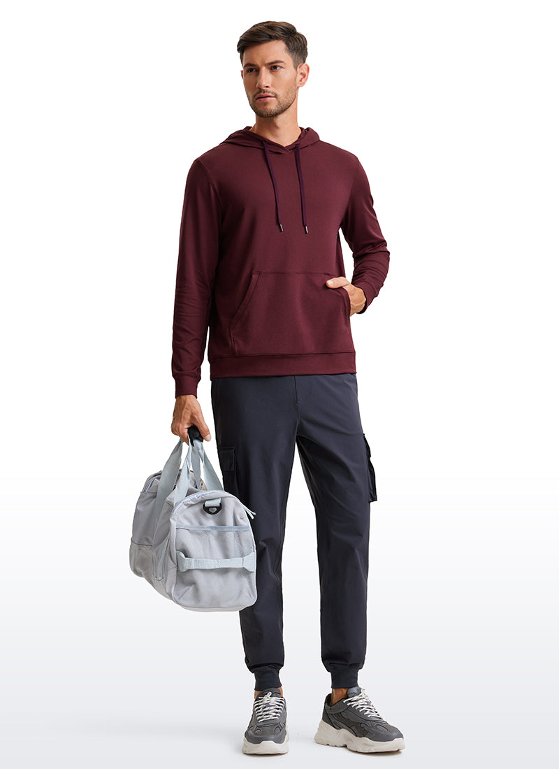 Cloud Jersey Pullover Hoodie Long Sleeve with Pocket
