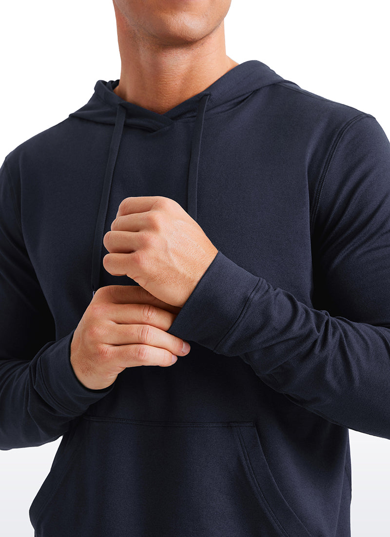 Cloud Jersey Pullover Hoodie Long Sleeve with Pocket