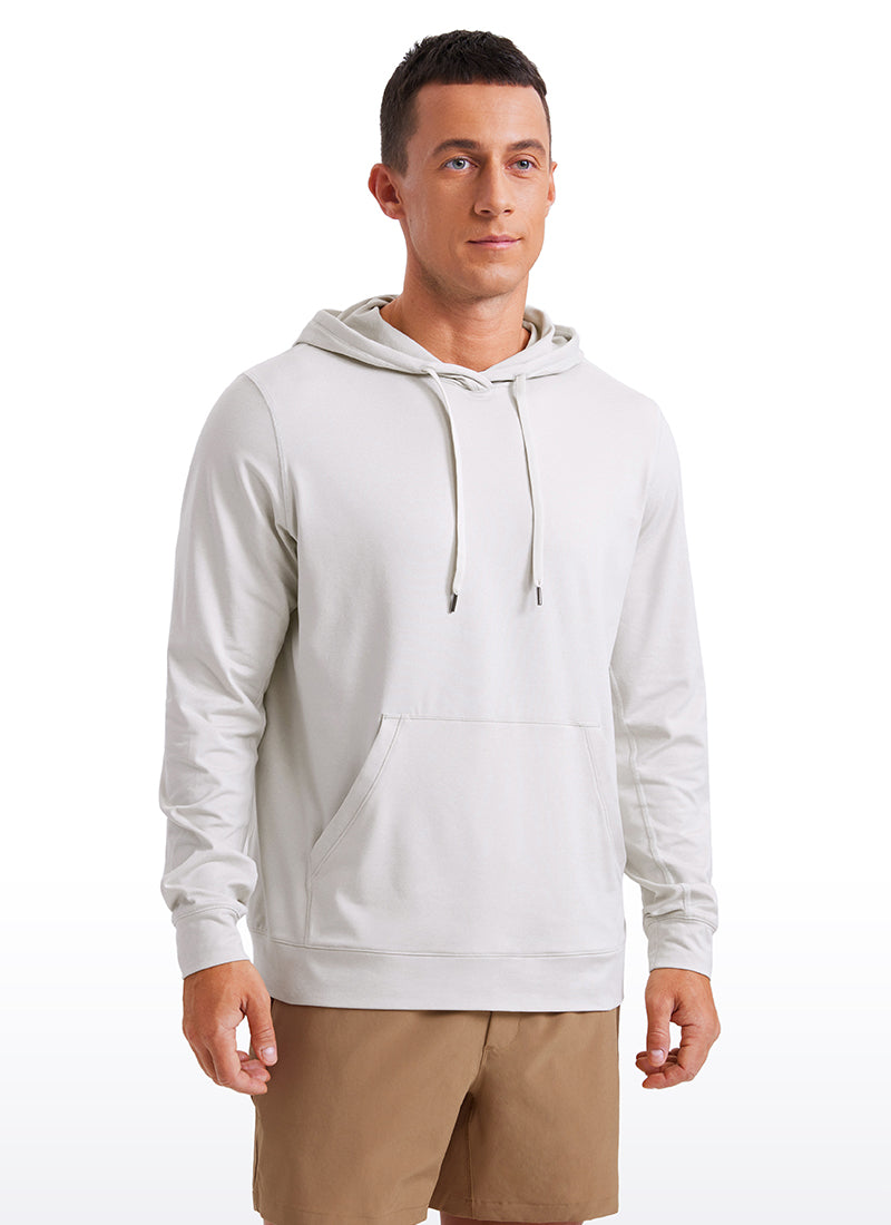Cloud Jersey Pullover Hoodie Long Sleeve with Pocket