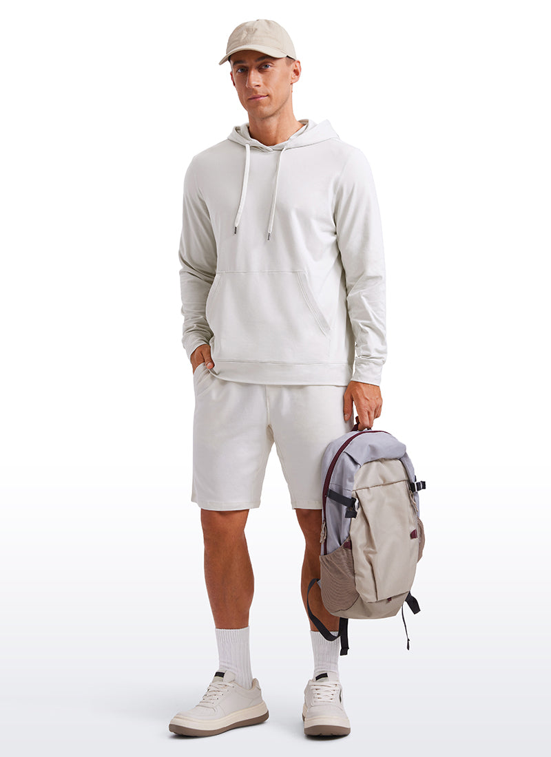 Cloud Jersey Pullover Hoodie Long Sleeve with Pocket