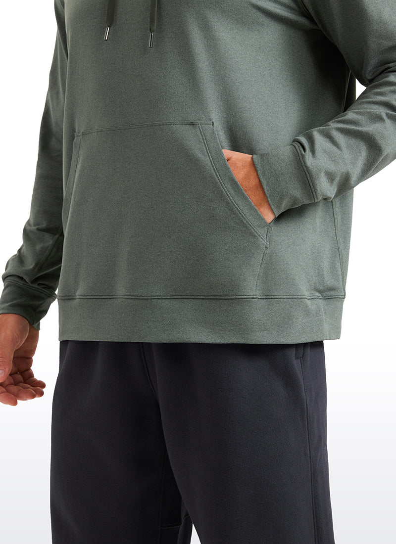 Cloud Jersey Pullover Hoodie Long Sleeve with Pocket