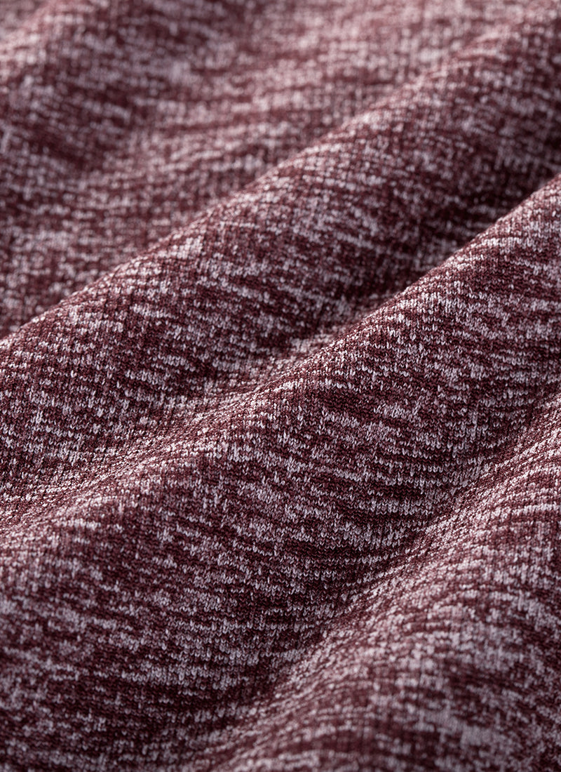 CRZ YOGA Women's Train Slim Fit Shirts Speedy Seamless Long Sleeves Red Revelry