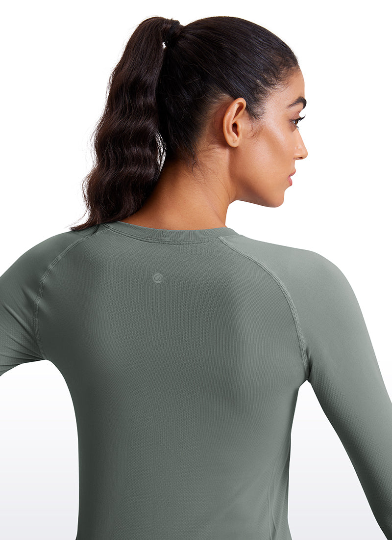 Seamless Long Sleeves with Thumbholes Shirts