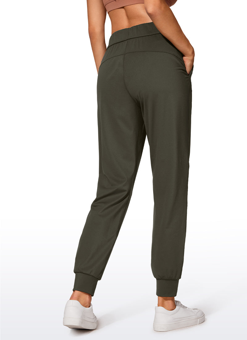 Stretch Drawstring Jogger with Pockets 27''