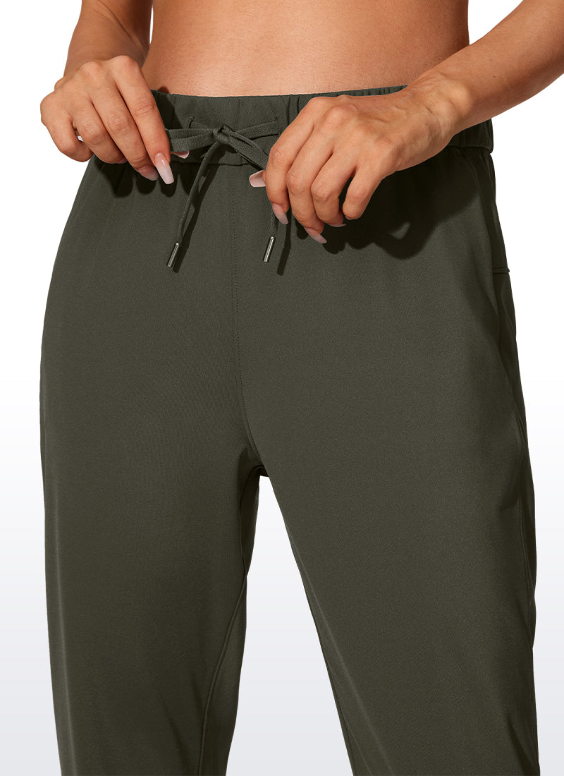 Stretch Drawstring Jogger with Pockets 27''