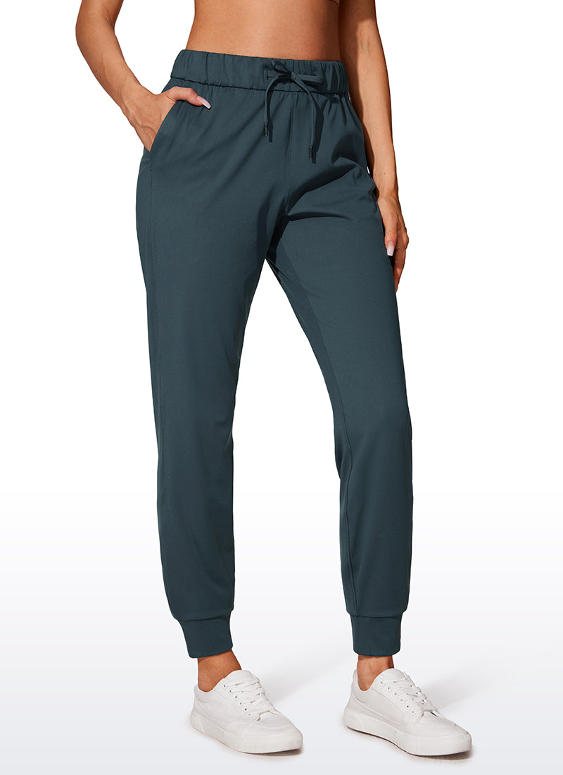 Stretch Drawstring Jogger with Pockets 27''