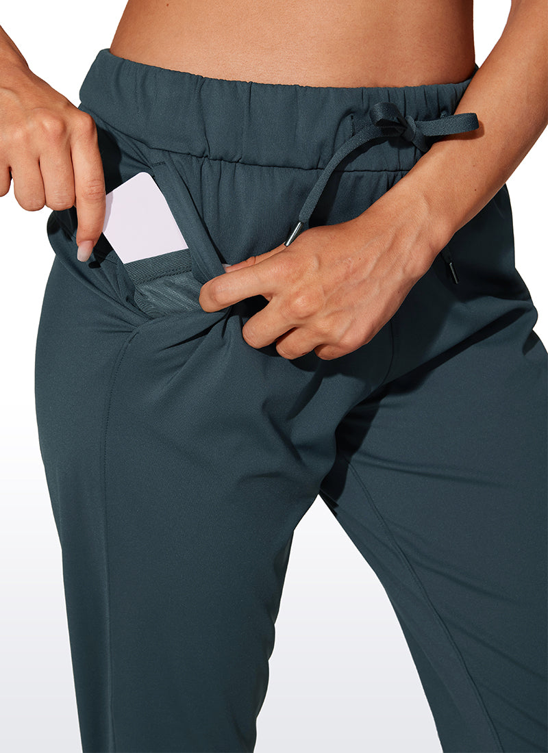 Stretch Drawstring Jogger with Pockets 27''